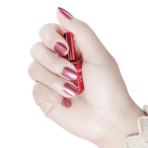 Nagellack Mit Spiegeleffekt Metallic-Gold Silber Schnell Trocknend 8 Ml : - Picture 10 of 34