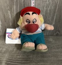 Peter Pan Smee Plush Disney Stuffed Toy Figure NWT