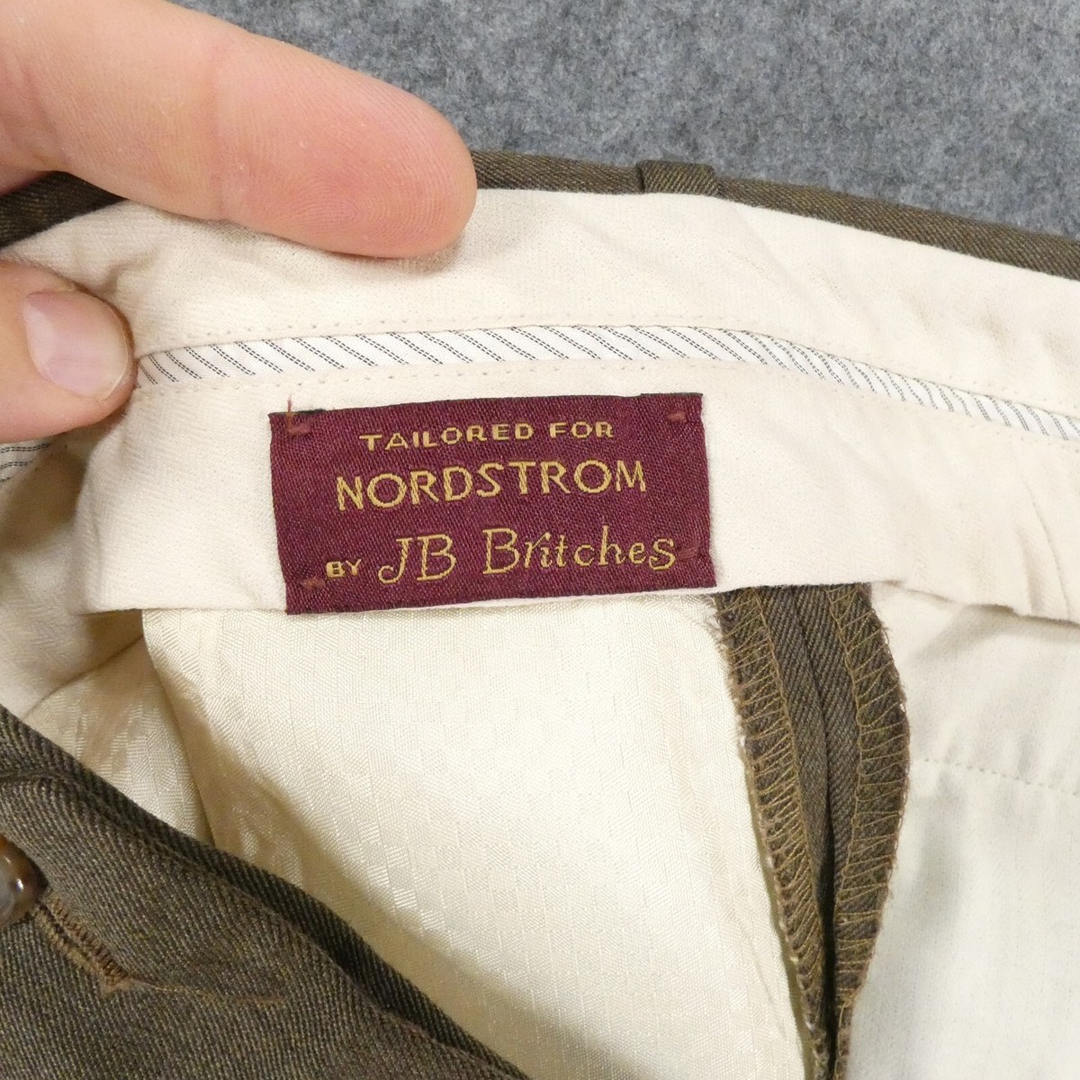 VTG JB Britches Nordstrom Pants Men 40 Pleated Front Dress Slacks