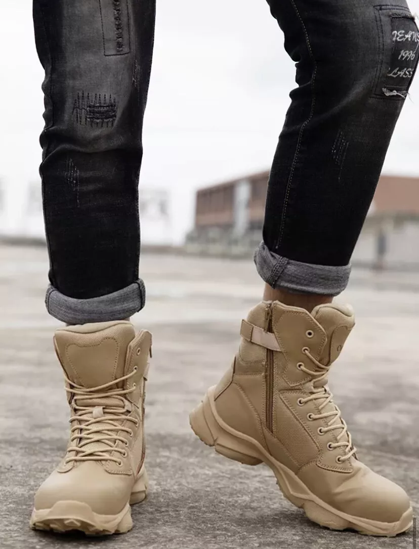 Botas senderismo de Hombre Combat Lace Up High Top