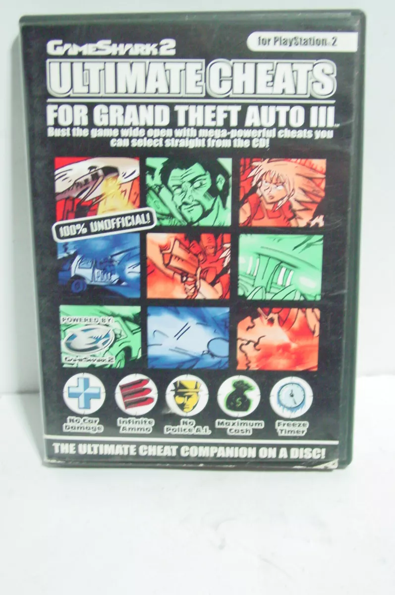 Grand theft auto games codebooks & ultimate codes Max pack for Playstation 2-3