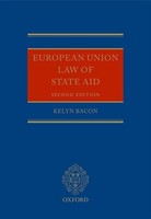 European Union Law Of State Aid Kelyn Bacon