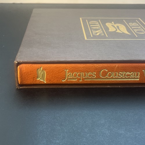 Jacques Cousteau Whales Limited Edition To 375! HC Book Leather Bound 1986 Vtg - Picture 11 of 17