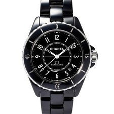 Chanel J12 H5697 Ceramic Stainless Steel 38.0mm Black Dial Automatic #YKW528