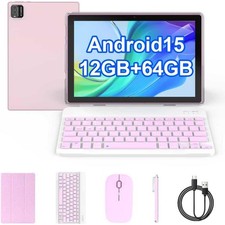 COOPERS Tablet Android 15, 10 inch Tablet 12GB RAM64GB ROM
