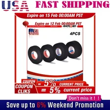 4Pcs Cloth Tape Wire Electrical Wiring Harness Car Auto SUV Truck 19mm*15m US