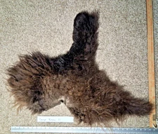 (Large Sizes) Premium Bison Buffalo Scrap Fur Hide Leather New Tanned Soft Tan!