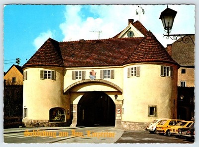 Postcard Schärding am Inn Linzertor Austria Historic Architecture
