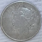 1922S Silver Peace Dollar Uncertified Fine Circulated Condition