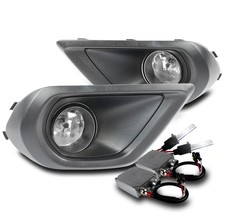 CHROME BUMPER DRIVING FOG LIGHT W/50W 8000K XENON HID KIT FOR 2014-2016 FORESTER