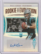 Will Grier 2019 Panini Passing The Torch Rookie Evolution Holo Rc Auto (83/99)