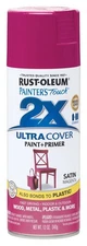 Rust-Oleum 283188 2X Ultra Cover Satin Magenta Spray Paint 12 oz.