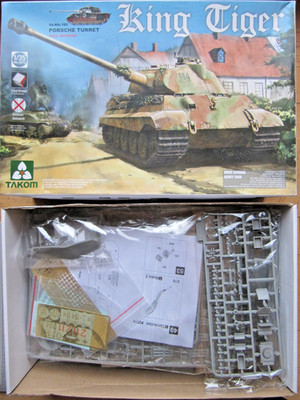 TAKOM 2074, King Tiger Porsche Turret Sd.Kfz. 182, Full interior, 1:35