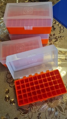 Patronenbox Munitionsbox Klappdeckel für Kaliber .223 Rem, .222 Rem 50 Patronen