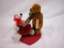 World of Miniature Bears #857B By Theresa Yang Plush Bears Valentine Lovers