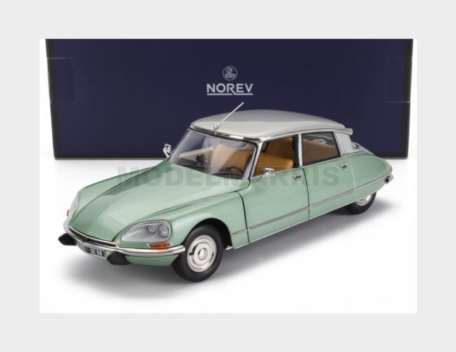 NOREV 181724 Citroen - DS23 Pallas 1972 - Green Met Silver