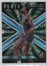 2021 Panini Donruss Power in the Paint Holo Teal Laser Bill Russell #6 HOF 2k3