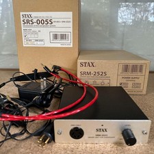 STAX SRS-005S SR-003 SRM-252S Elektrostatisches Ohr-Lautsprechersystem Japan