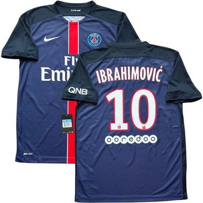 2015/16 PSG Home Jersey #10 Ibrahimovic Medium Nike Paris Saint