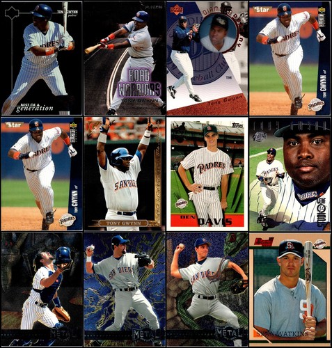 1996 San Diego Padres (74) Card Lot - HURRY – ONLY ONE AVAILABLE! - Picture 2 of 14