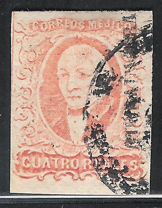 uao43 Mexico 1856 Guadalajara Sc#4 Mc#4l clean | eBay