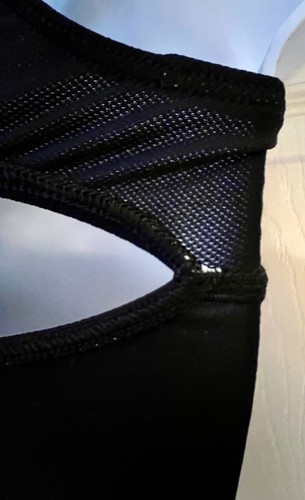 GK CHEER TOP BAMBINO GRANDE NERO APERTO RACERBACK DRYTECH TECHMESH ATLETICA TAGLIA L - Foto 10 di 16