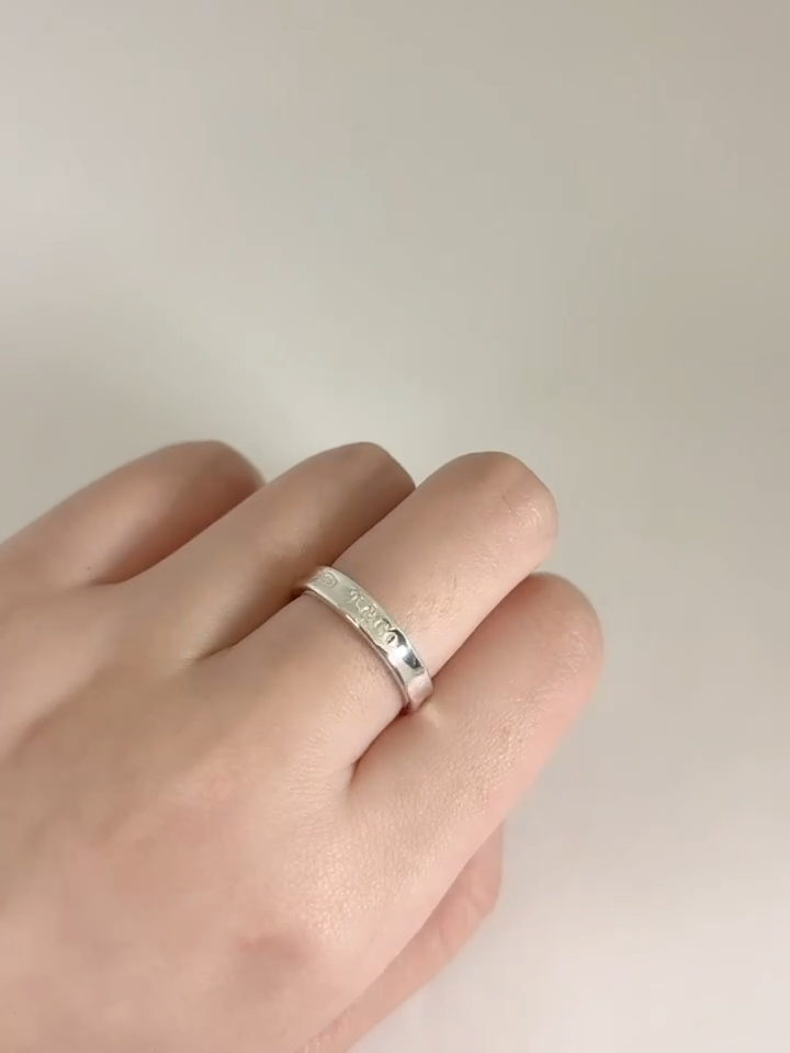 アクセサリー Vintage Tiffany narrow ring 1837 y2k Used] TIFFANY 925 1837 Narrow Ring US size 5.5 [g396-1] | eBay