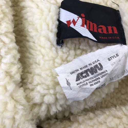 Chaqueta para Mujer Imitación Oveja Sherpa Monroe Choques Marlboro De Colección Años 70 M - Imagen 9 de 10