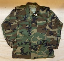 Vintage NWT US Air Force Woodland Camo Combat Coat USAF, Medium Regular