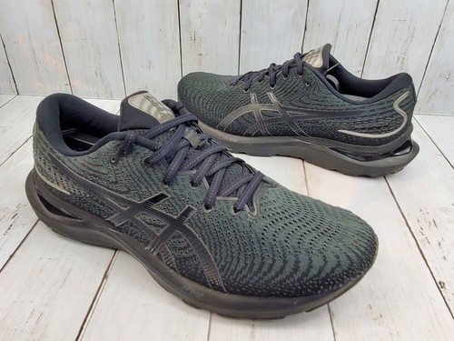 ASICS 1011B366 001 Gel-Cumulus 24 Black Grey Mens Running Shoes Photo  Samples 11 | eBay