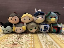 Disney Tsum Tsum Pepita Rey R2D2 Alice Boba Judy Hopps Thor Mini Plush LOT of 9