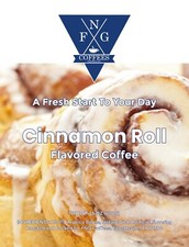 FNG Coffees-Cinnamon Roll- Ground or Whole Bean- 16 oz