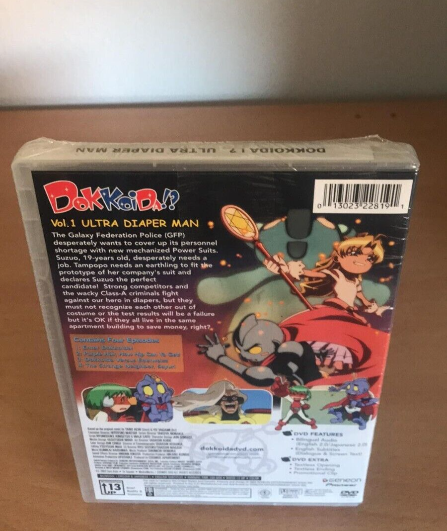 Dokkoida - Vol. 1: Ultra Diaper Man (DVD, 2004) * NEW SEALED