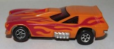 AFX Vega Van Gasser Orange with Red Flames 1759 Standard AFX Slot Car