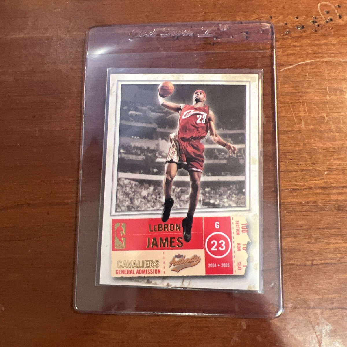 FLEER  AUTHENTIX Lebron James 100シリ 2004 Fleer Authentix LEBRON JAMES GENERAL ADMISSION#49 Rare