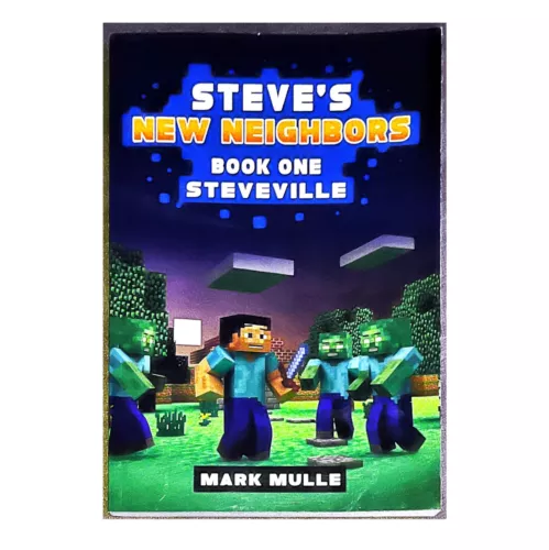 Steve's New Neighbors Book 1 One Steveville Minecraft VG PB Book 1st Ed FreeShip