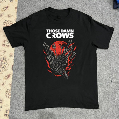 NEW Those Damn Crows Diving Crow T Shirt Black All Size S-5XL AC3065