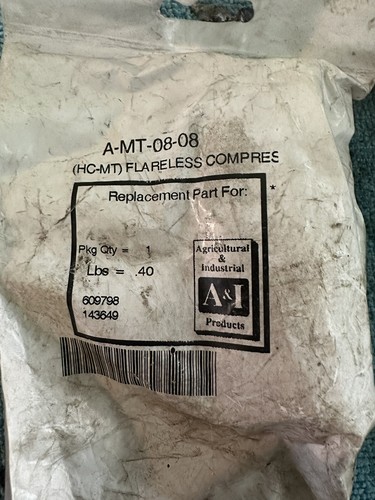 A-MT-08-08 (HC-MT) Flareless Compression - Hydraulic Fitting - Picture 8 of 8