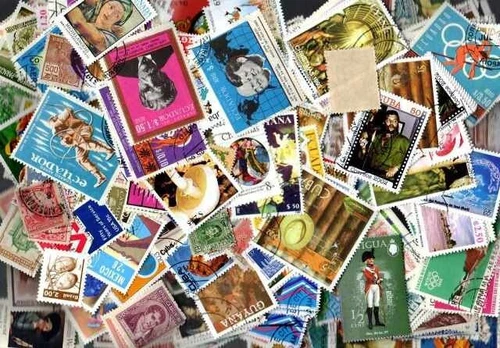 America 4000 Different Stamps Canceled All Countries