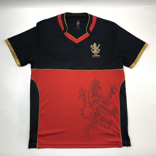 RCB Royal Challengers Cricket Team Red/Black Jersey Wrogn Active Men's Size 2XL - Picture 2 of 8