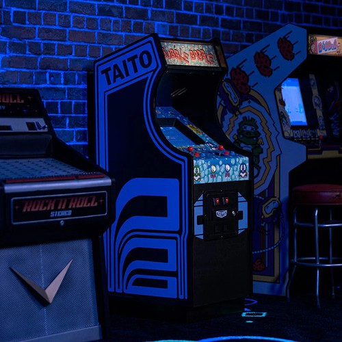 OFFICIAL TAITO BUBBLE BOBBLE Quarter Size Arcade Cabinet - Picture 7 of 10