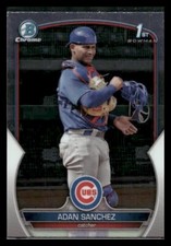 2023 Bowman Chrome #BCP-219 Adan Sanchez 1st Cubs