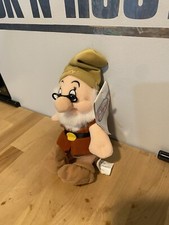 Disney Store Doc Dwarf from Snow White Mini Bean Bag Plush NEW with Tags