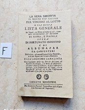 LA VERA SMORFIA IL METODO PIU' SICURO PER VINCERE AL LOTTO INDOVINO ALBUMAZAR