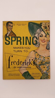 1963 FREDERICK'S OF HOLLYWOOD SPRING CATALOG Women s Fashion/Lingerie Vintage  