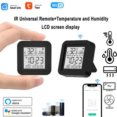 Indoor WiFi Smart Sensor Infrared Temperature Humidity Detection Remote Control