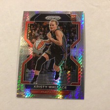 2022 Panini Prizm WNBA Hyper parallel #71 Kristy Wallace - Atlanta Dream RC