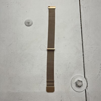 Wanme Roes Gold 20mm Stainless Steel Watch Band for Samsung Galaxy Watchs NEW