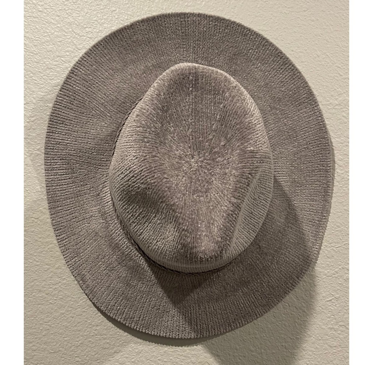 NINE WEST A Timeless Classic Grey Fedora Hat westward, a Dominique Cohen crushable designer fedora in  main image 3
