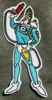 CONDIMENT KING embroidered figure patch badge BATMAN animated series DC btas